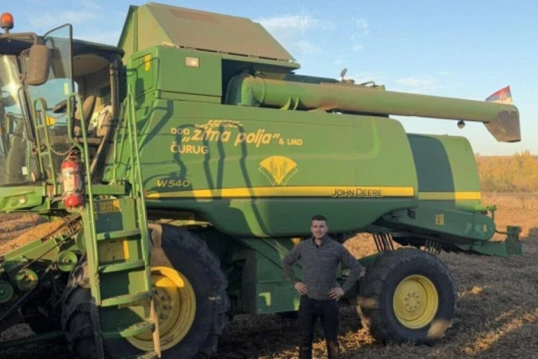 Mladi agronom rešio da živi od zemlje: Sada bere zlato i to dve i po tone po jutru (FOTO)