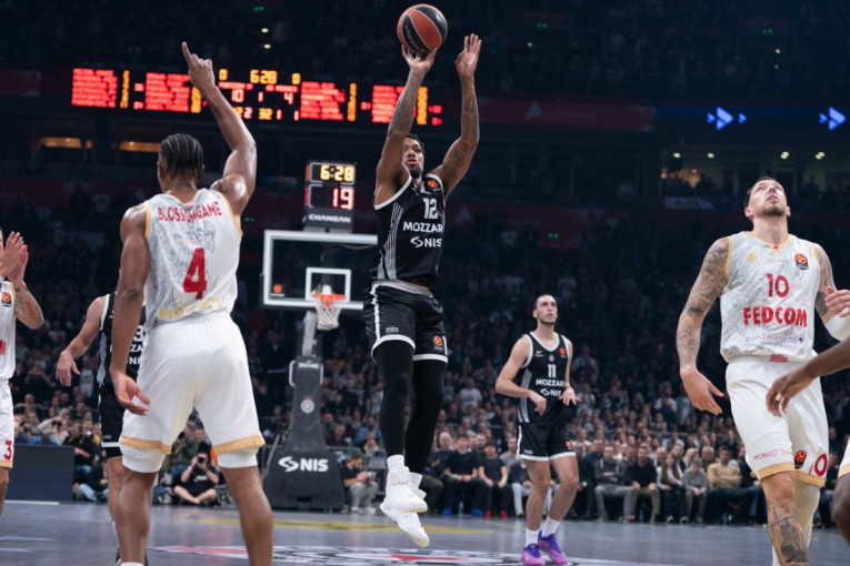 Partizan ne može bez drame: Crno-beli prosuli ogromnu prednost, pa na “mišiće” pobedili Monako