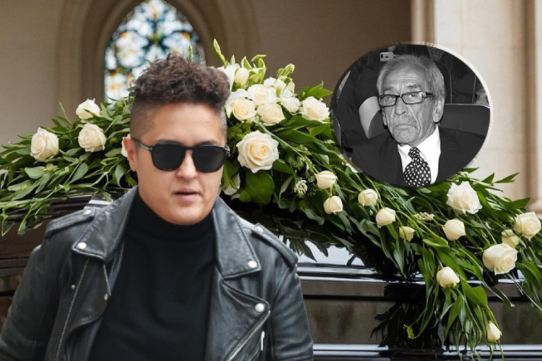 Sahrana oca Marije Šerifović: Pevačica utučena, u crnini prima saučešće