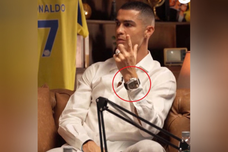 Ima se, može se! Kristijano Ronaldo nosio sat od 1,25 miliona evra, a evo koliko dijamanata ima na njemu