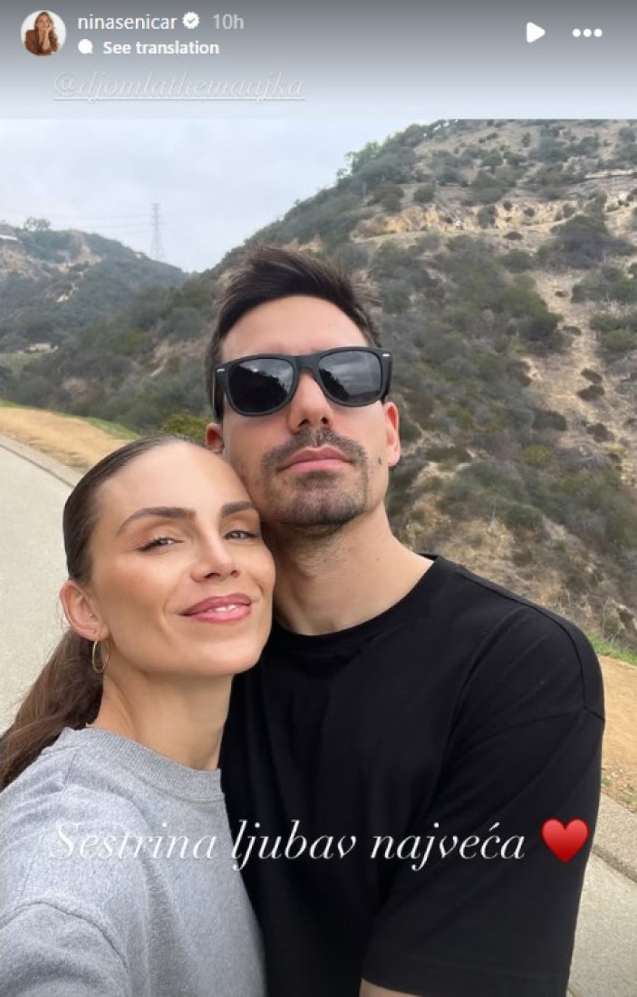 Ko je brat Nine Seničar? Dok glumica hara Holivudom, evo čime se bavi Mladen i gde živi (FOTO)