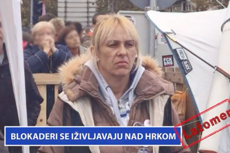 Blokaderi se iživljavaju nad Hrkom (VIDEO)