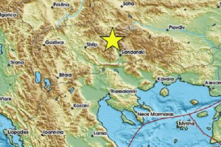 Potres kod Sofije! Zemljotres 3,8 stepeni pogodio Blagoevgrad