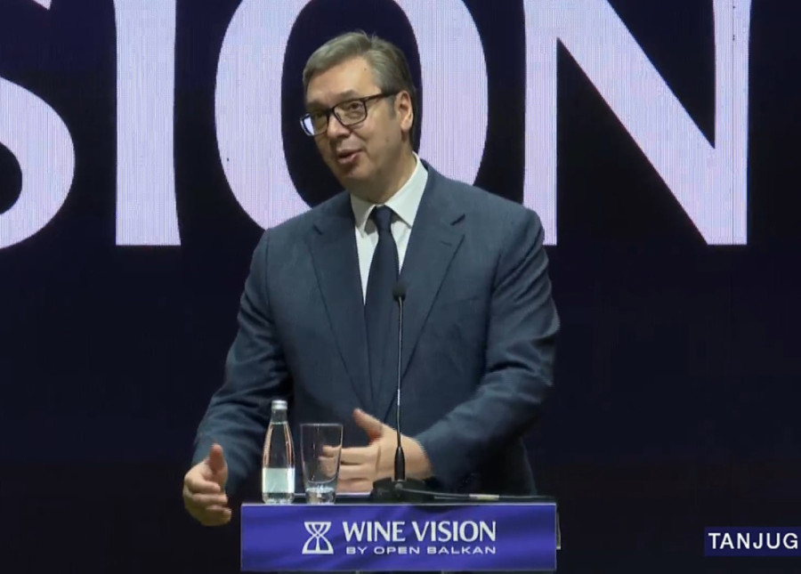 Vučić na sajmu Vinska vizija Otvorenog Balkana: Pišemo istoriju vinske scene Balkana!