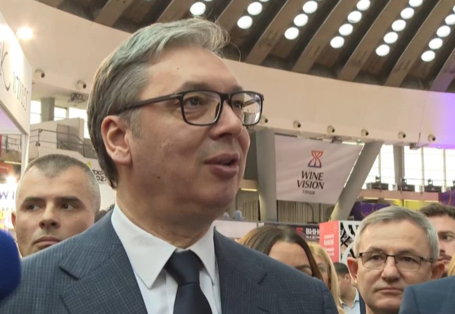 Vučić na sajmu Vinska vizija Otvorenog Balkana: Pišemo istoriju vinske scene Balkana!