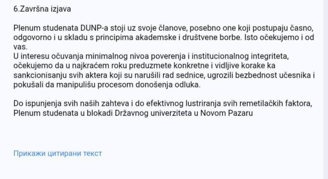 Totalni kolaps blokadera! Beograđani zalupili vrata Novosađanima i sprečili održavanje sednice!