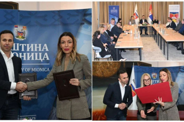 Lepe vesti za Mionicu: Potpisan ugovor o nastavku rekonstrukcije važne saobraćajnice, Mesarović dodelila sertifikat za stare zanate