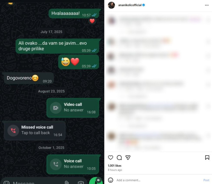 Ana Nikolić objavila Raletove poruke sa drugom devojkom: Zbog nje su se i posvađali! (FOTO)