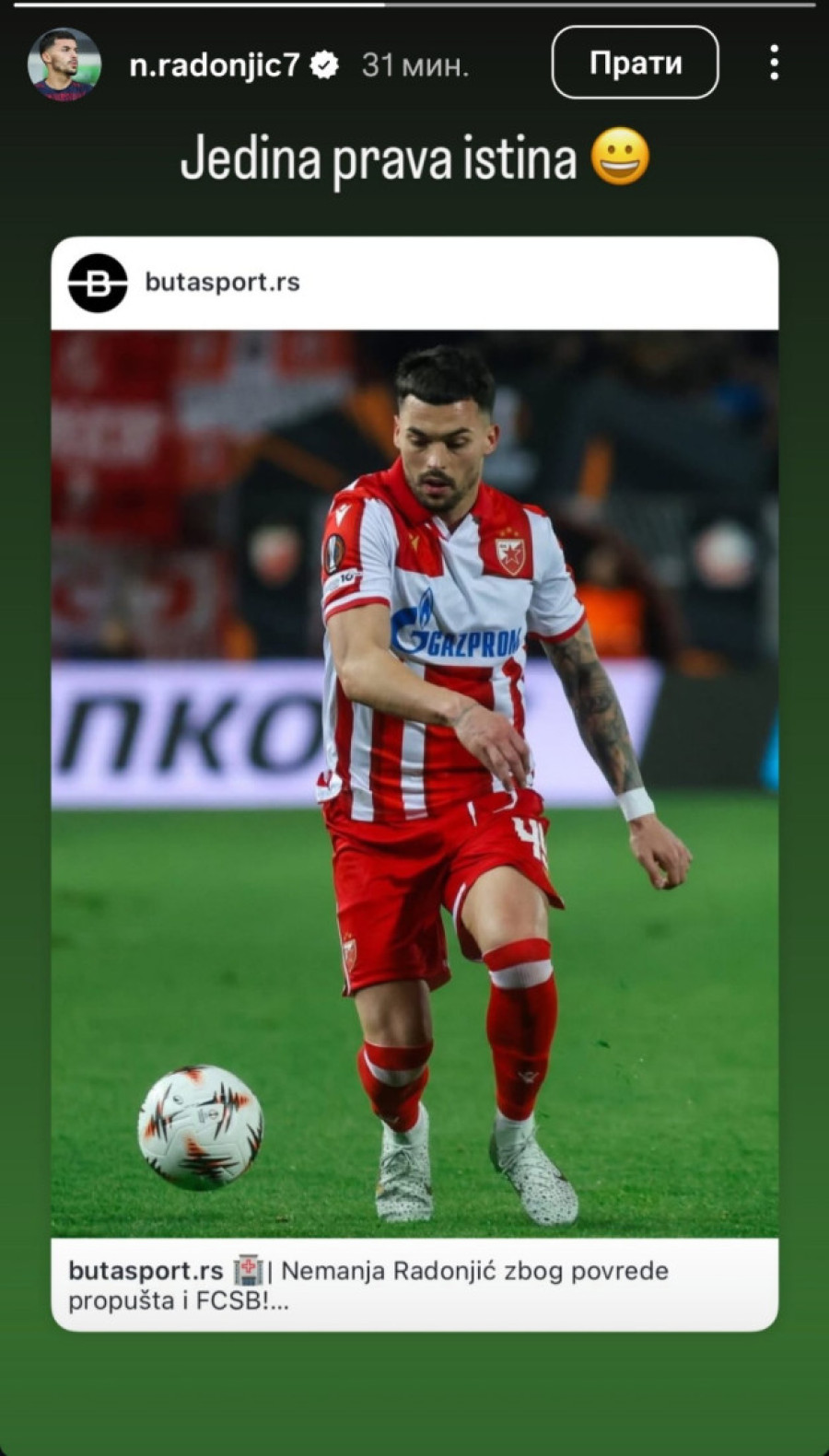 Radonjić se ekspresno oglasio: Jedina prava istina! (FOTO)