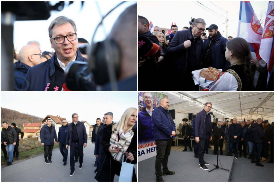 Predsednik Vučić u Mionici: "Molim vas da u nedelju izađete na izbore, da im pokažemo da Srbiju ne mogu da sruše" (VIDEO)