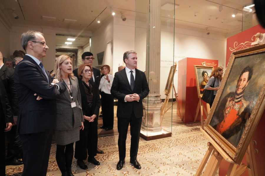 U okviru "Dana Ermitaža" otvorena izložba portreta ruskih vojskovođa srpskog porekla: Hrabrošću su se istakli u ratu protiv Napoleona (FOTO)