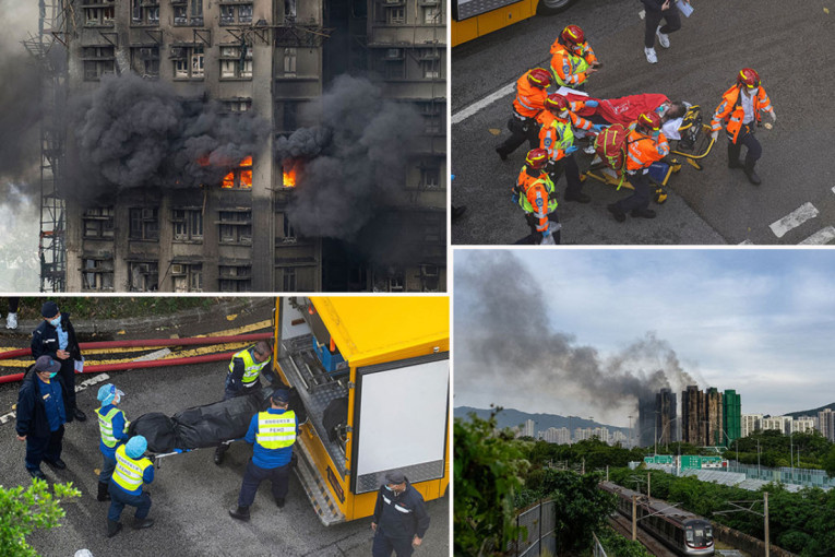 Broj mrtvih raste iz sata u sat: U jezivom požaru u Hongkongu 55 mrtvih, 280 nestalih (FOTO/VIDEO)