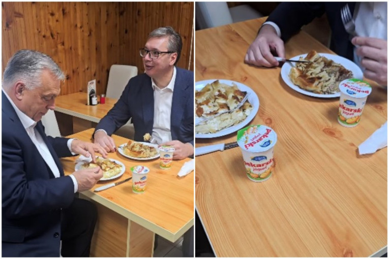 "I am always sa sirom" Vučić i Orban zajedno u čuvenoj buregdžinici u Subotici (VIDEO)