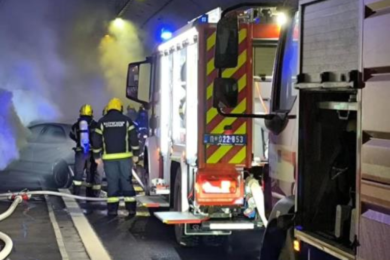 Efektivna vežba Sektora za vanredne situacije: U tunelu Predejane izvedena simulacija saobraćajne nesreće