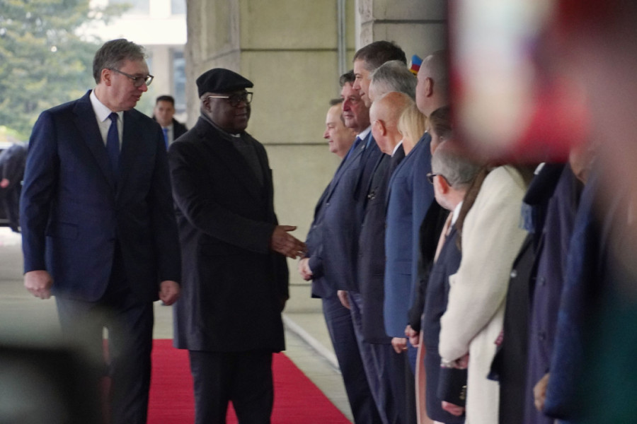 Predsednik Vučić sa predsednikom Konga: Naša saradnja je više od interesnih odnosa, to je iskreno prijateljstvo