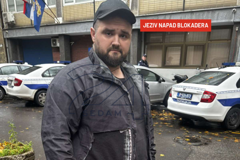 Opoziciona horda sprovodi najcrnji napad: Blokaderska rulja preti svešteniku i skrnavi svetinje! (FOTO/VIDEO)