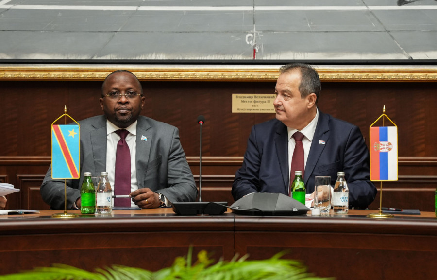 Dačić sa potpredsednikom Vlade i ministrom unutrašnjih poslova Konga o saradnji