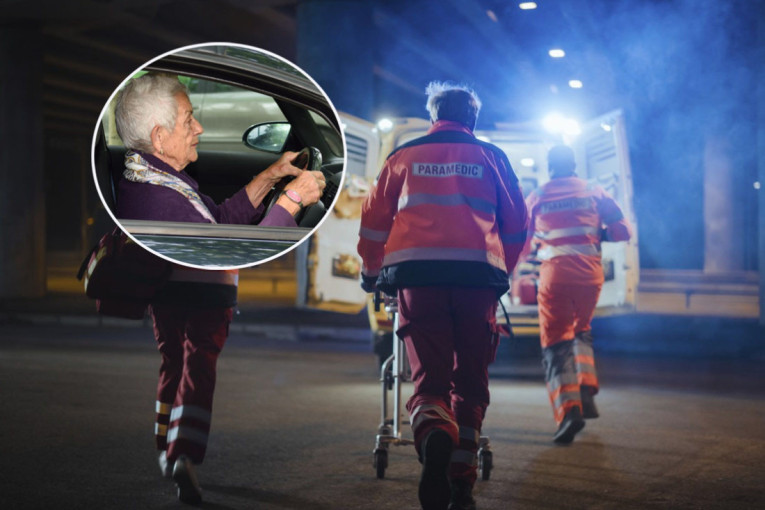 Baka (91) za volanom pretrpela prelom noge! Haos u Bulevaru heroja sa Košara