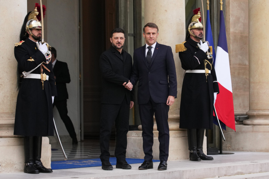 Zelenski se sastao sa Makronom u Jelisejskoj palati