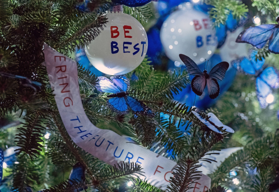 Melanija Tramp pokazala kako je okitila Belu kuću: Jelke se ne mogu prebrojati, a jedna slika se posebno izdvojila (VIDEO/FOTO)