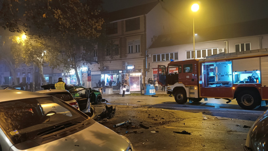 Bahati blokader usmrtio čoveka u Novom Sadu! Evo ko je vlasnik automobila koji je smrskao taksi vozilo