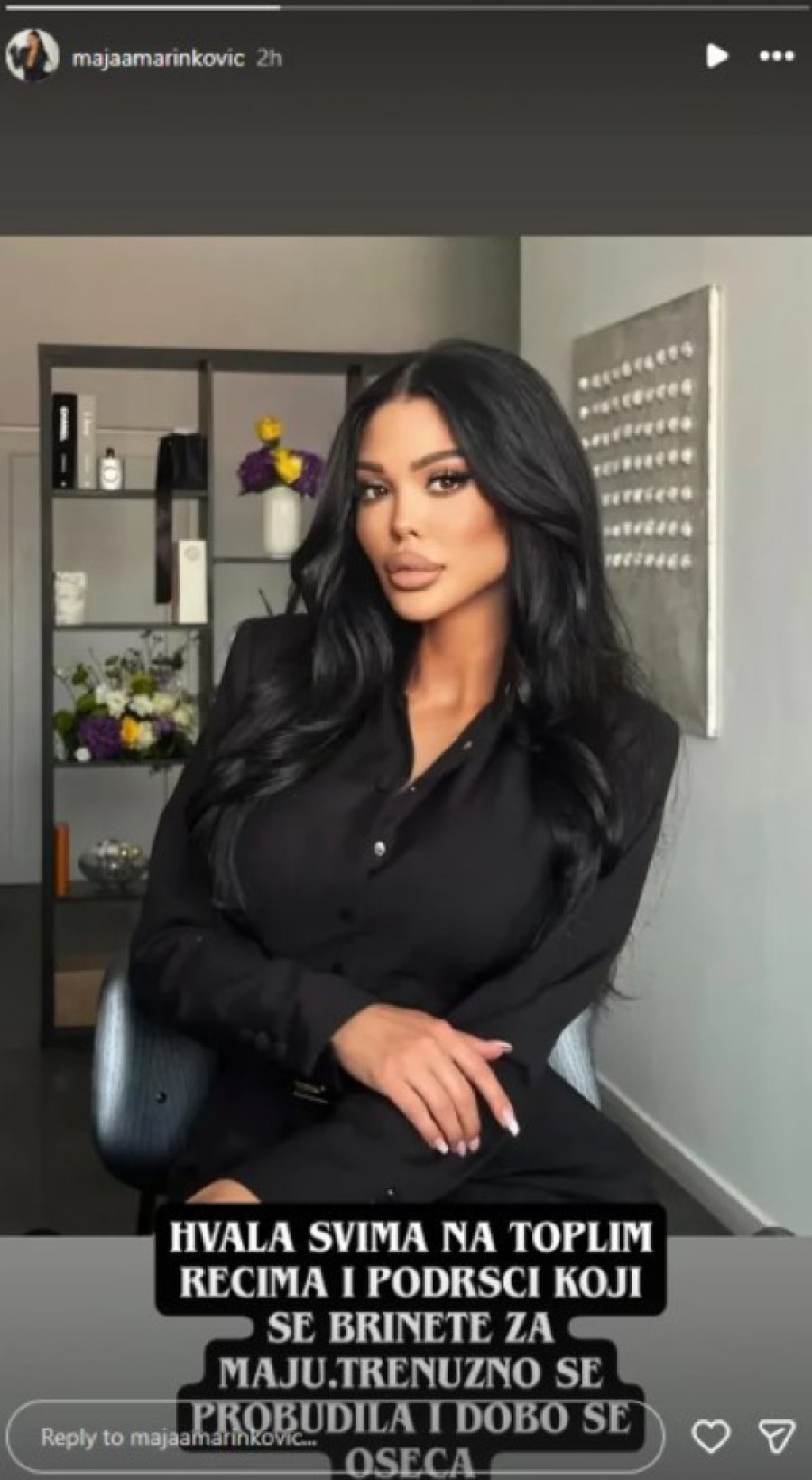 Novi detalji o stanju Maje Marinković posle operacije: "Svi koji se brinete..."