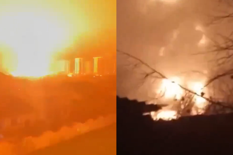 Gori Čečenija, vatra guta skladište nafte! Ukrajinci udarili na nekoliko lokacija (VIDEO/FOTO)