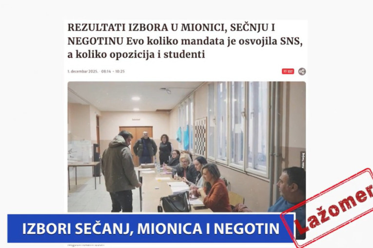 Lažomer: Izbori Sečanj, Mionica i Negotin (VIDEO)