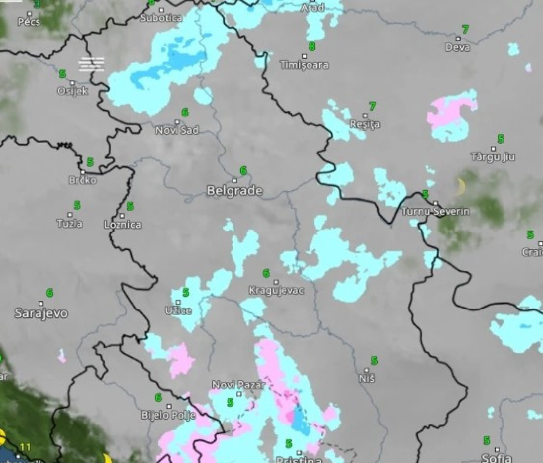 Vreme večeras pokazuje zube! Sneg će okovati Srbiju - ovi delovi prvi na udaru! (FOTO)