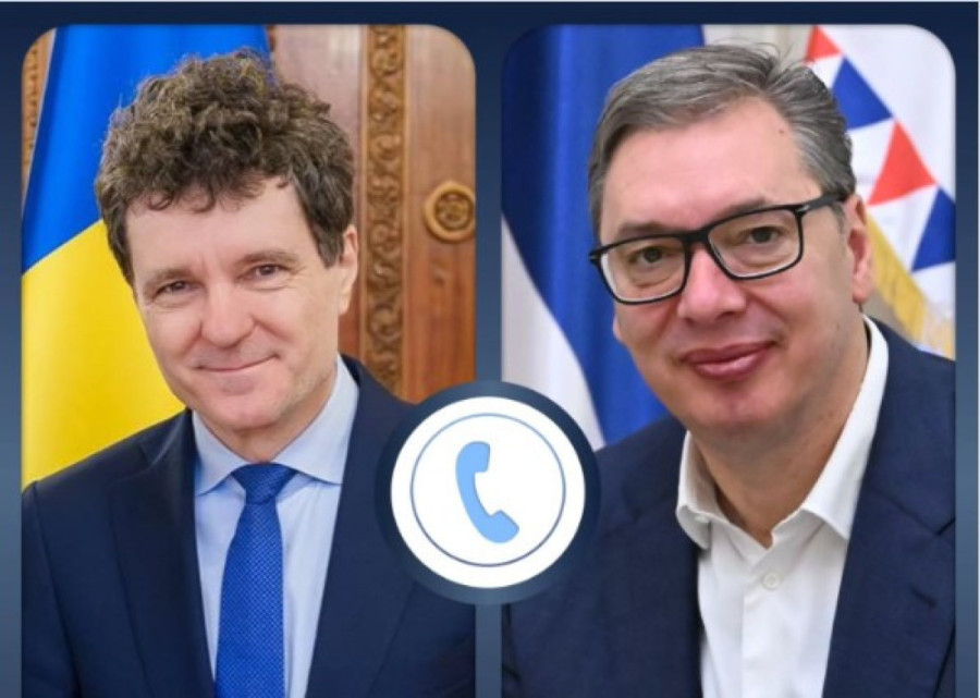 Predsednik Vučić stigao u Brisel: Čeka ga radna večera sa Koštom i Lajen