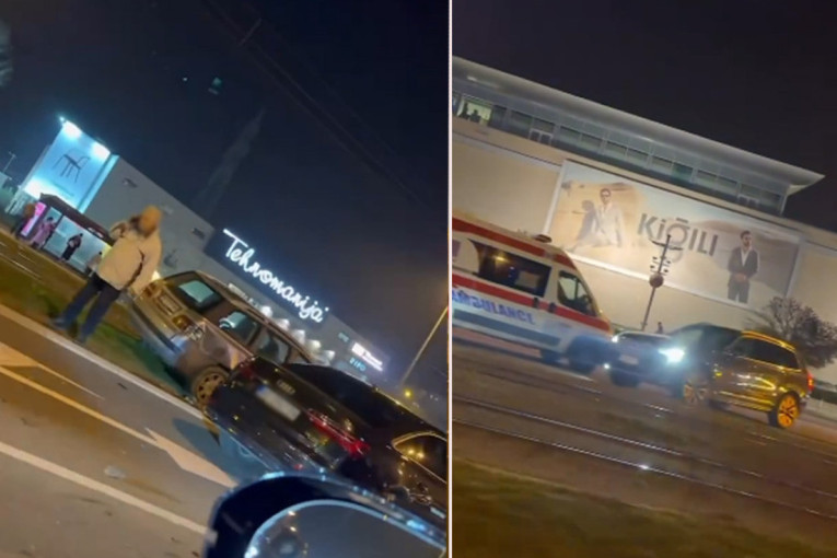 Lančani sudar u Beogradu: Ima povređenih, Hitna prevozi ljude u bolnicu!