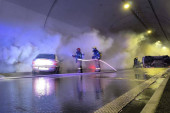 Uzbuna u tunelu kod Sićeva! Dim kulja, evo šta se zapalilo
