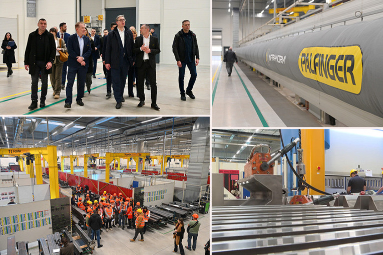 Vučić u "Palfingeru": Plate iznad proseka, a ovakve kompanije dolaze da dugo ostanu