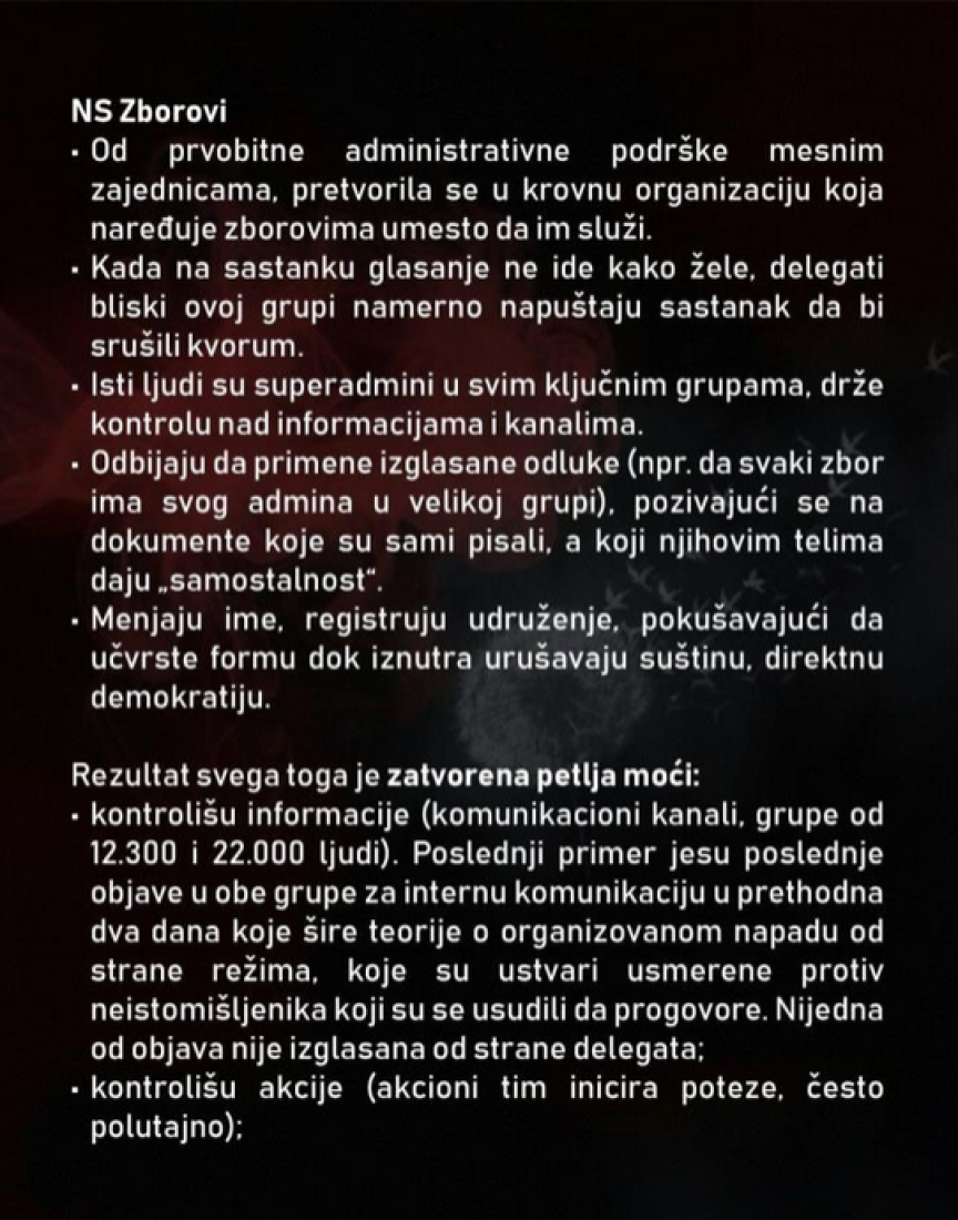 Studenti blokaderi objavili "crnu listu" vođa zborova! Advokat Kovačević, Pilić i Bogosavljević, preletači, nasilnici (FOTO)