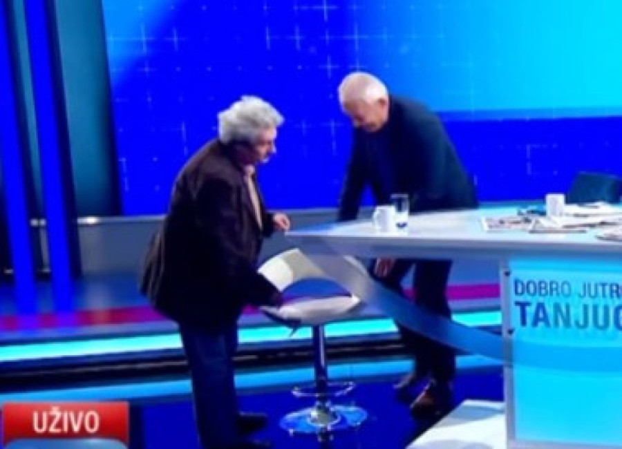 Marić propao kroz stolicu, emisija prekinuta: Haos u programu uživo (VIDEO)