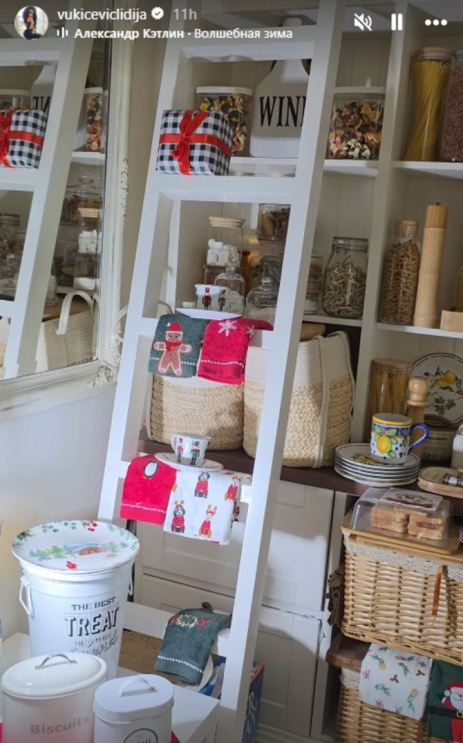 Novogodišnja bajka u domu Lidije Vukićević: Vozić oko jelke, kamin, a klavir je specijalno dekorisala (VIDEO)