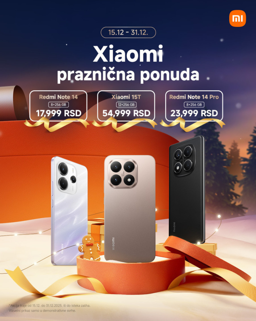 Opusti se, Xiaomi je tu: Dočekaj praznike spreman uz Xiaomi novogodišnje popuste