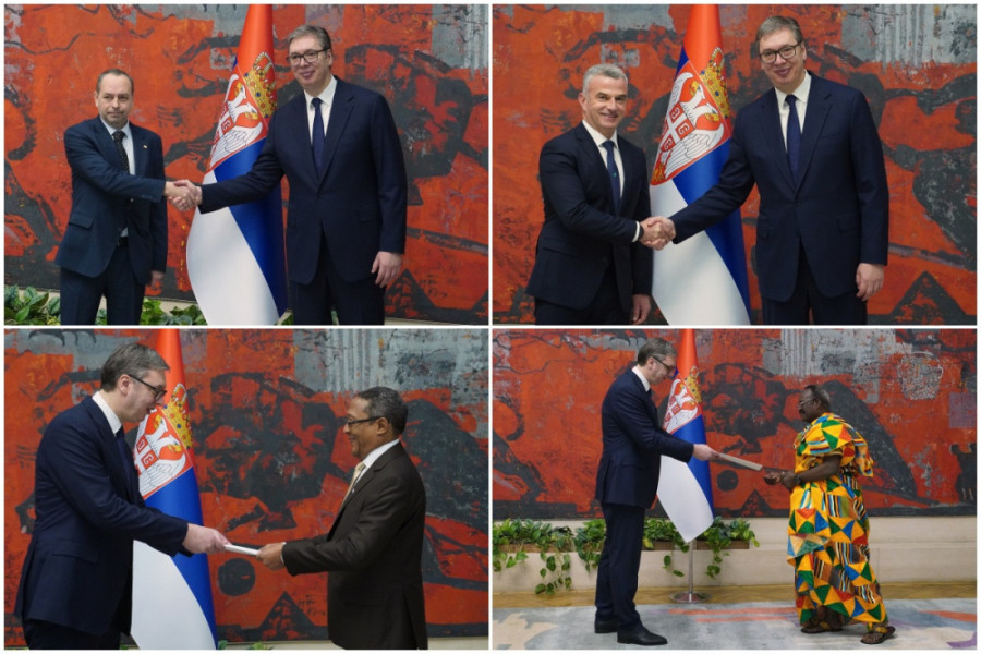 Predsednik Vučić sa delegacijom Svetske banke: Izuzetno produktivan sastanak (FOTO)