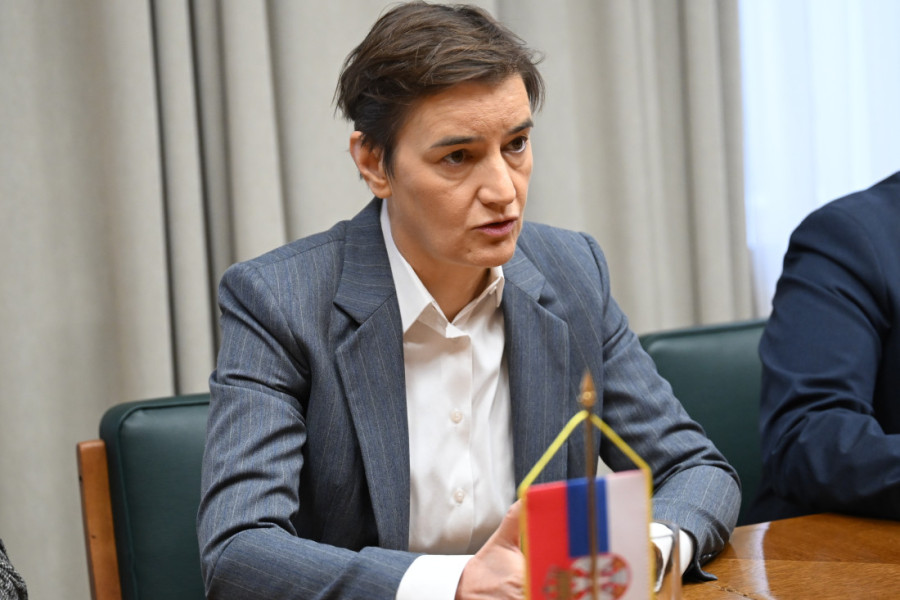 Brnabić primila u oproštajnu posetu odlazećeg ambasadora Ukrajine Tolkača