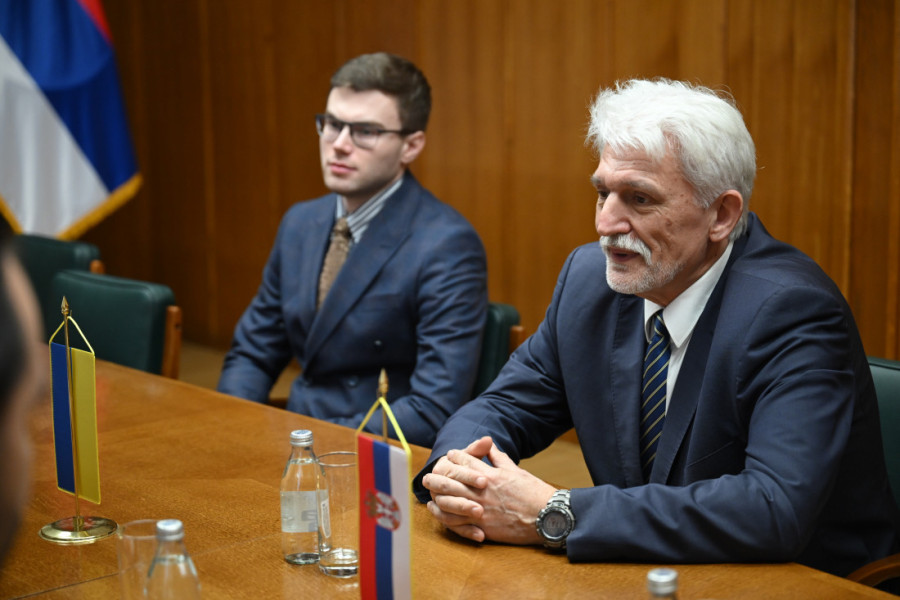 Brnabić primila u oproštajnu posetu odlazećeg ambasadora Ukrajine Tolkača