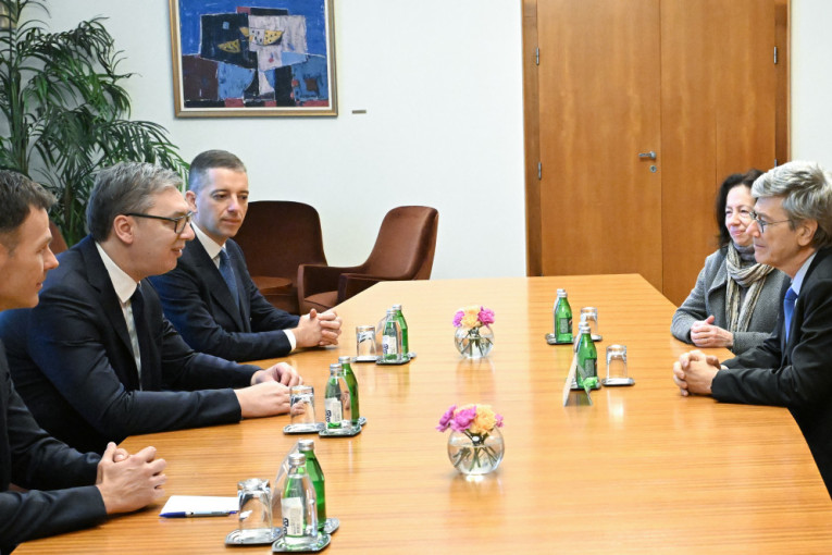 Vučić sa Saksom: Razgovarali smo o globalnoj situaciji i srpskim regionalnim prilikama (FOTO/VIDEO)