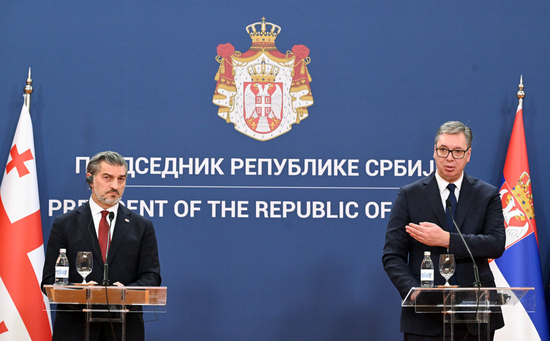 Vučić nakon sastanka sa Kavelašvilijem: Zahvalan sam što Gruzija poštuje povelju UN! (VIDEO/FOTO)