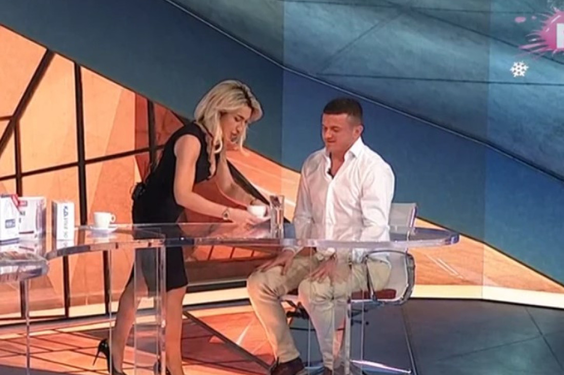 Miloš Stojanović Tigar u emisiji uživo kod Jovane Jeremić: Voditeljka dečku donela kafu