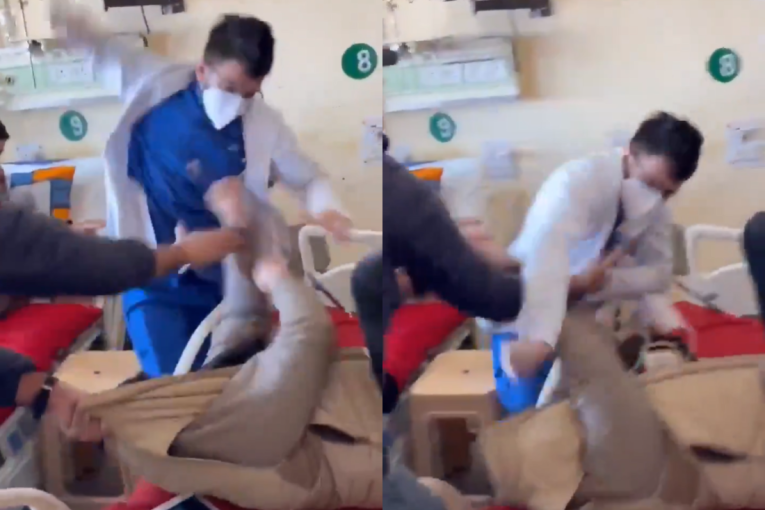 Doktor suspendovan nakon divljačkog napada na pacijenta: Žalio se da ga ne poštuju, pa dobio batine (VIDEO)