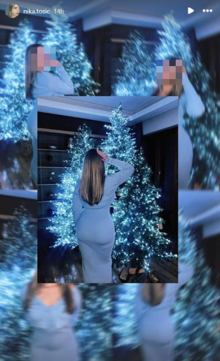 Hit praznična dekoracija u Karleušinoj kući: Dve jelke, a nijedna kugla! (FOTO)