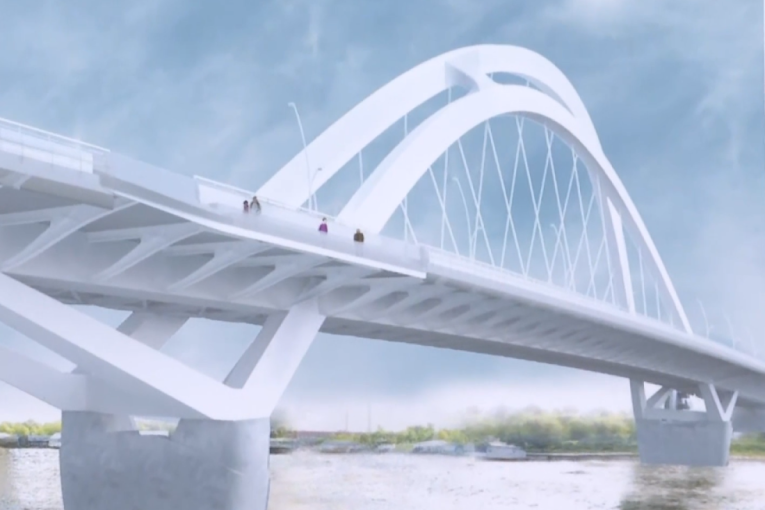 Počinje ključna faza: Novi Savski most dobija stubove za dva meseca