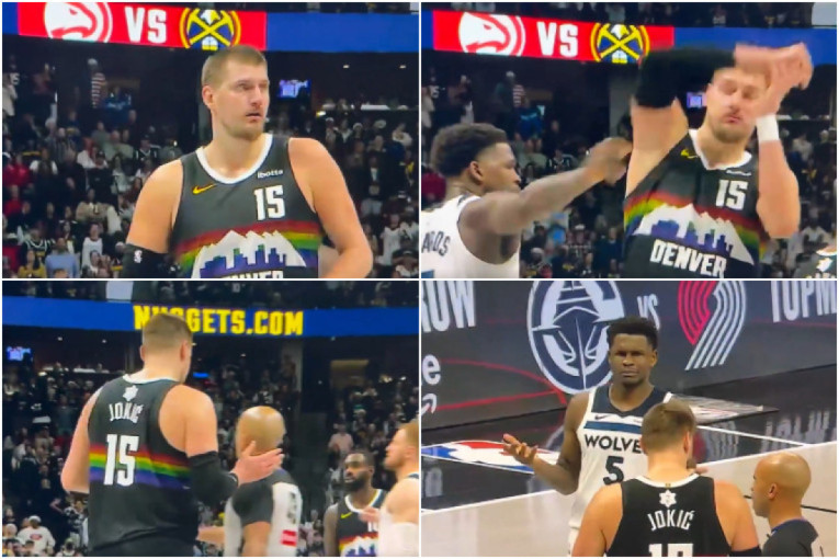 Ometao Jokića, a onda se "pravio Toša": Pogledajte "ludu" scenu iz meča Denvera i Minesote (VIDEO)