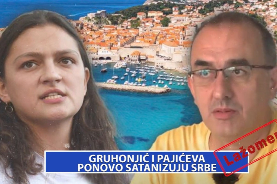 Lažomer: Gruhonjić i Pajićeva ponovo satanizuju Srbe (VIDEO)