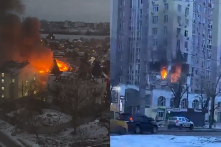 Rusija ispalila tri vrste raketa na Kijev! Brujalo u Ukrajini, buknuli požari, najmanje 11 mrtvih (VIDEO)