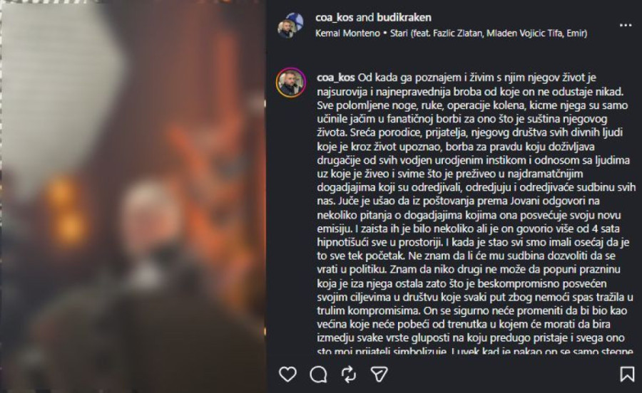 Aca Kos o zajedničkom životu sa Čedom Jovanovićem: Borimo se za ono u šta verujemo! (FOTO)